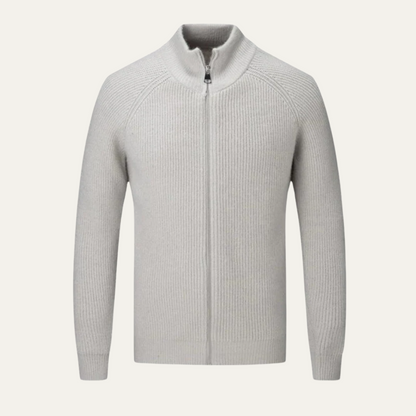Men's Thick Zip Up Sweater Cardigan