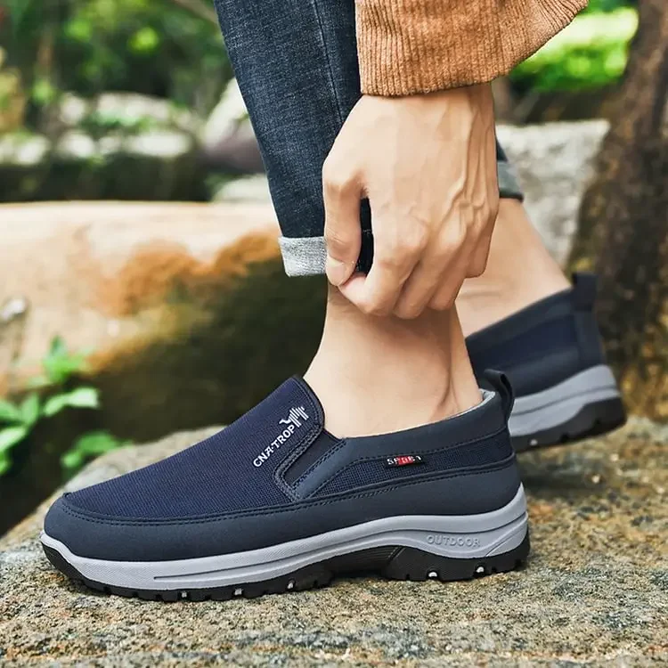Men's Comfortable Slip-on Arch Support Athletic Walking Shoes