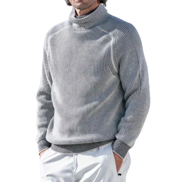 Classic Mens Crew Neck Pullover Sweater - OutfitLondon