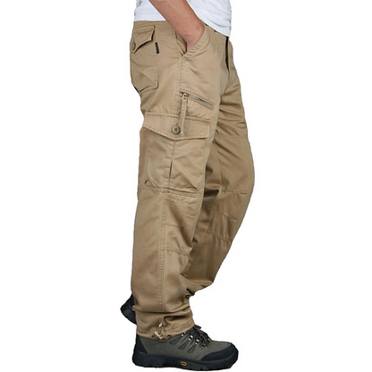 Men's Cargo Pants Hiking Pants Pocket Plain Comfort Breathable