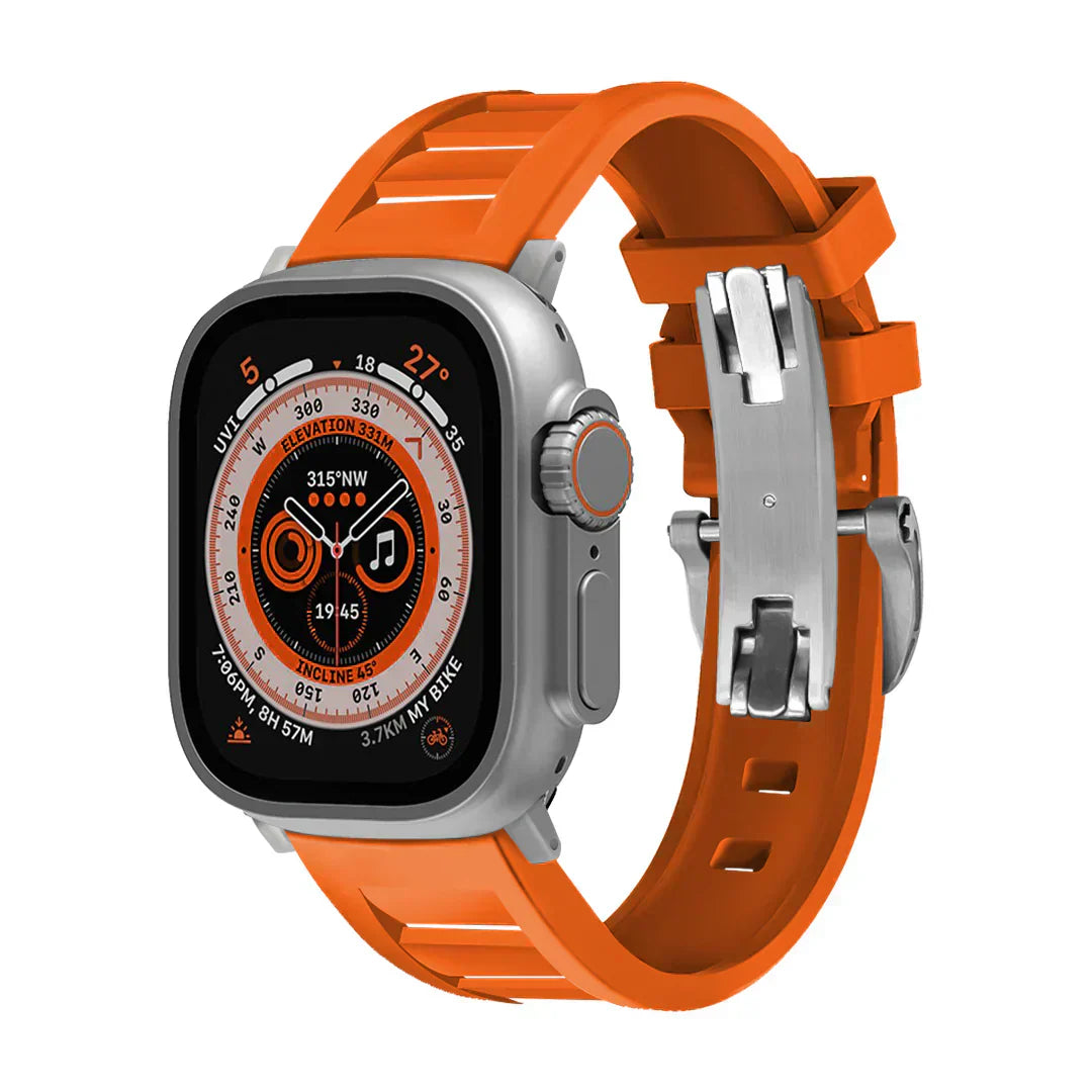 Vibrant Floral Buckle Apple Watch Band