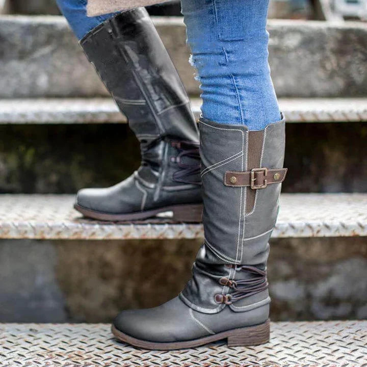 Tall Faux Fur Insulated Snow Boots