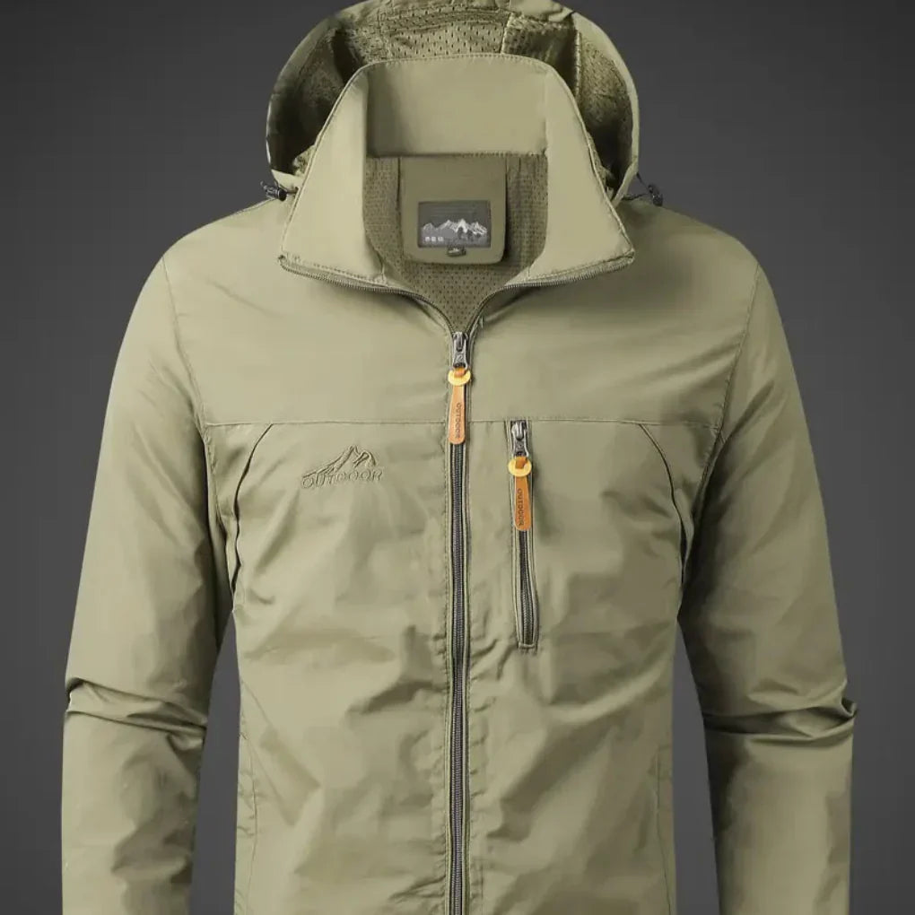 Breathable Men's Rain and Wind Jacket