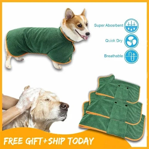 Bathrobe - Quick Dry Dog Robe