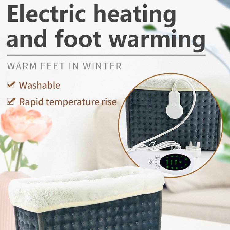 Electric Foot Warmer Heater USB Charging Power Saving Warm Foot Cover Feet Heating Pads For Home Foot Blanket