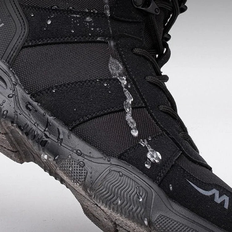 Waterproof Insulated Work Boots with Steel Toe Caps