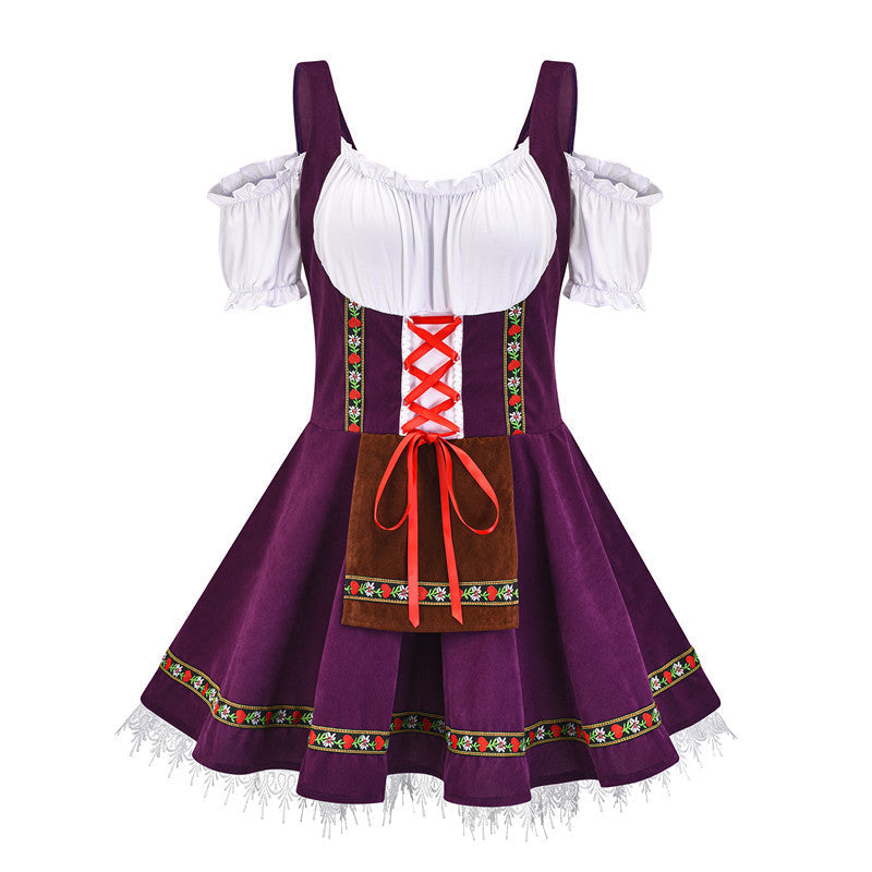 Funny Plus Size Beer Girl Costume Dress
