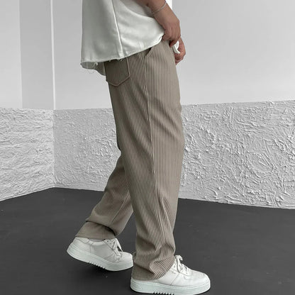 Comfortable Mens Loose Fit Drawstring Trousers