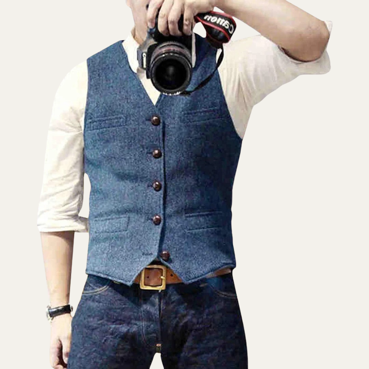 Classic Men's Quilted Waistcoat Vest