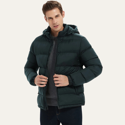 Thick Waterproof Men's Insulated Puffer Parka Jacket