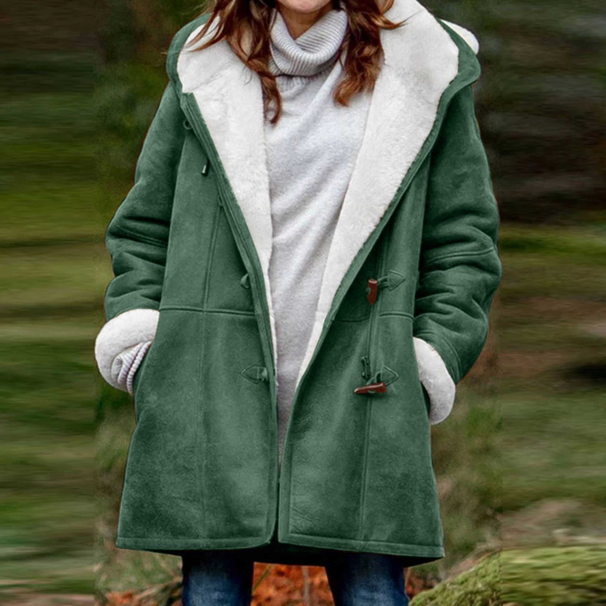 Classic Women's Parka Coat - OutfitLondon