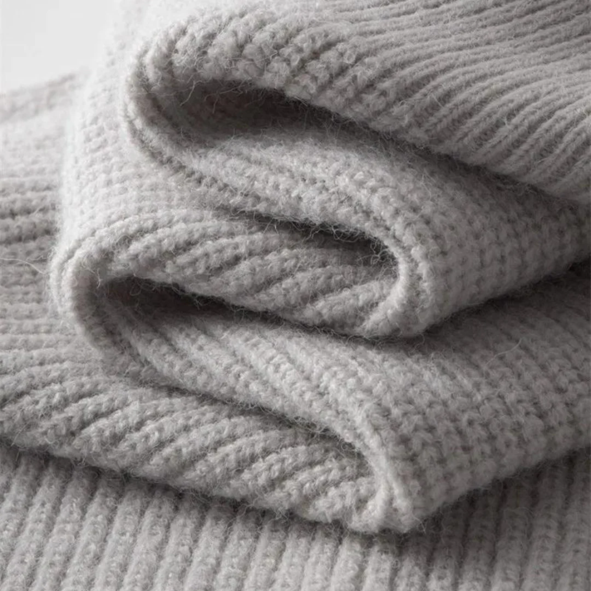 Men's Thick Zip Up Sweater Cardigan