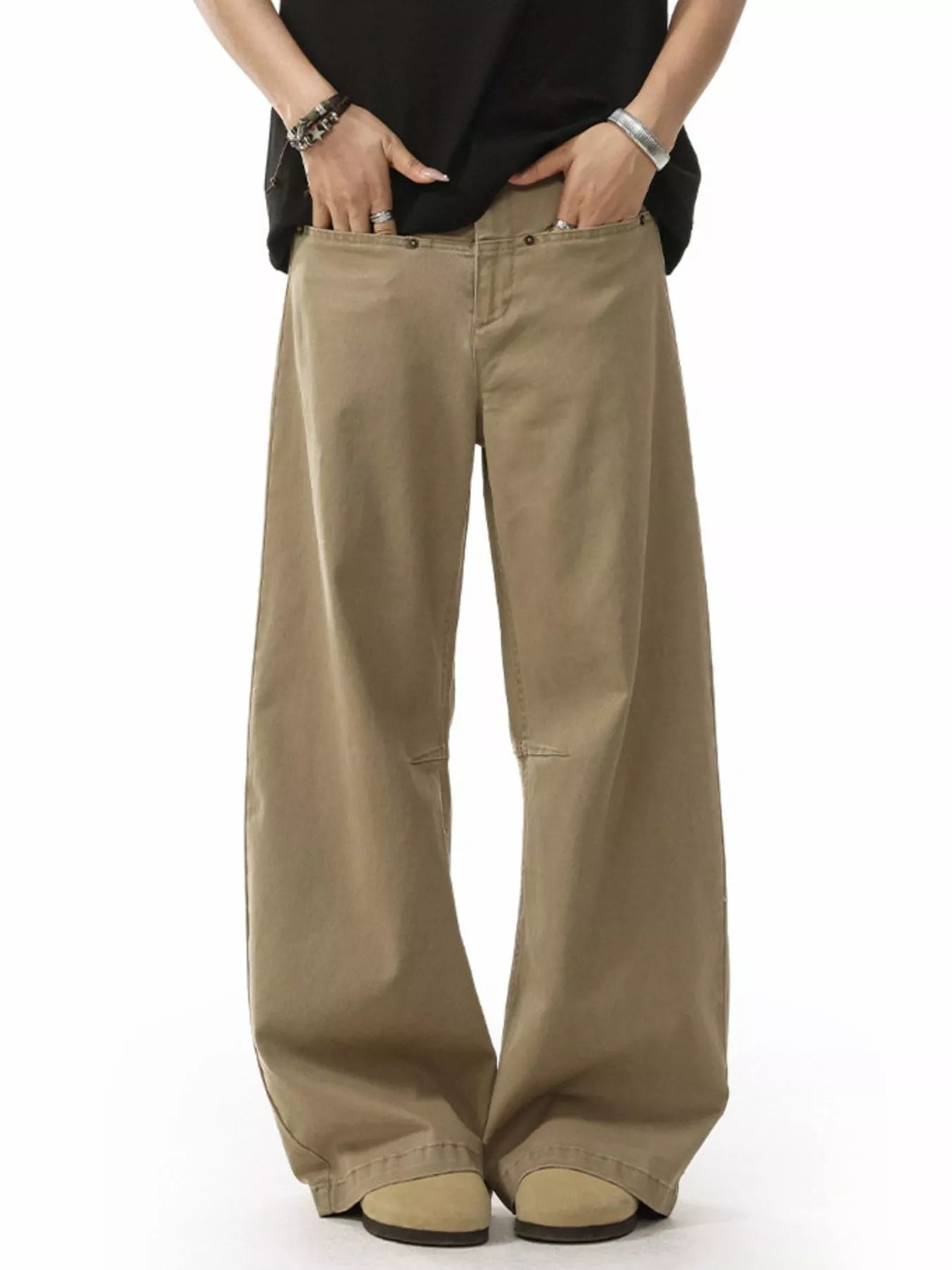 Relaxed Fit Casual Men's Trousers - OutfitLondon