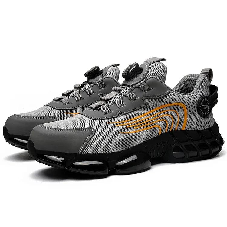 Tough Waterproof Hiking Work Boots with Grip Sole