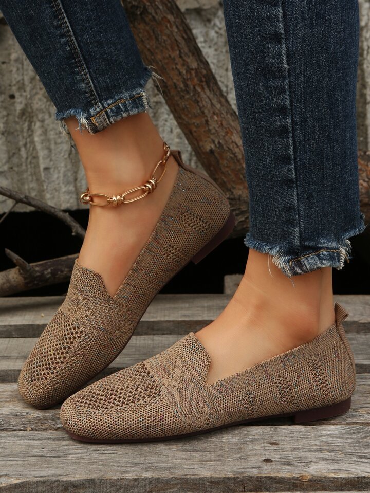 Step-In Elegance: Orthopedic Non-Slip Flat Shoes - Comfort Meets Style