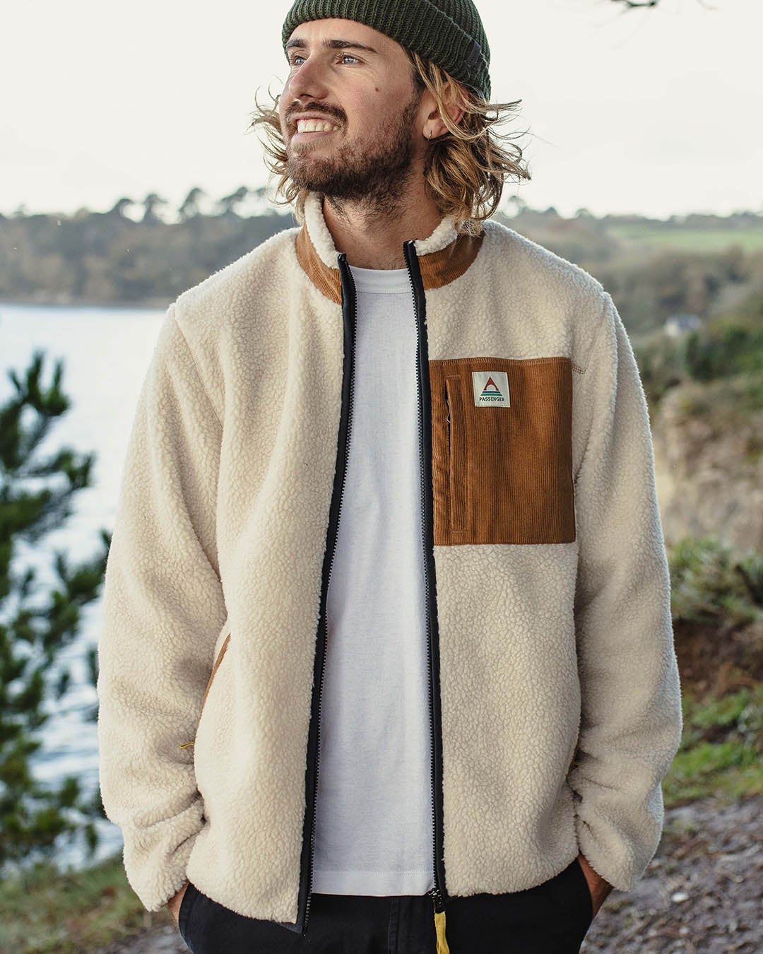Warm Mens Fleece Zipper Jacket with Soft Pockets - OutfitLondon