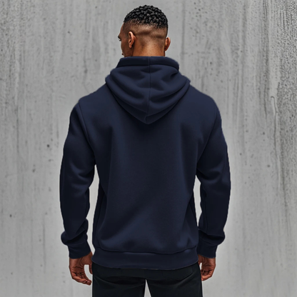 Cozy Men's Fleece Zip Up Hooded Jacket