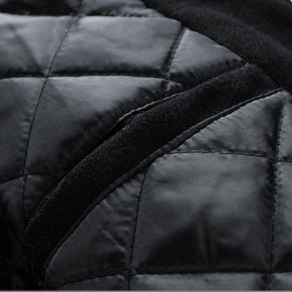 Premium Mens Letterman Jacket with Faux Leather Sleeves