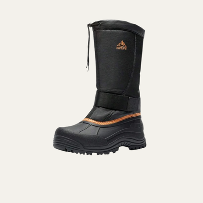 Men's High Insulated Snow Boots with Strap and Laces