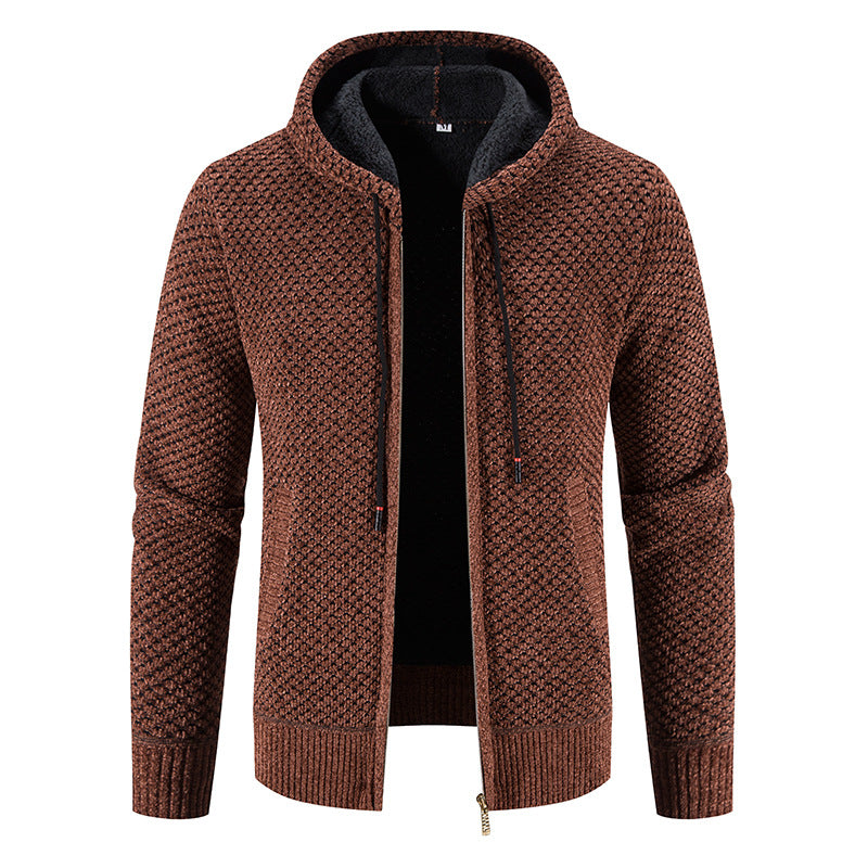 Fashionable Chic Hooded Cardigan Sweater