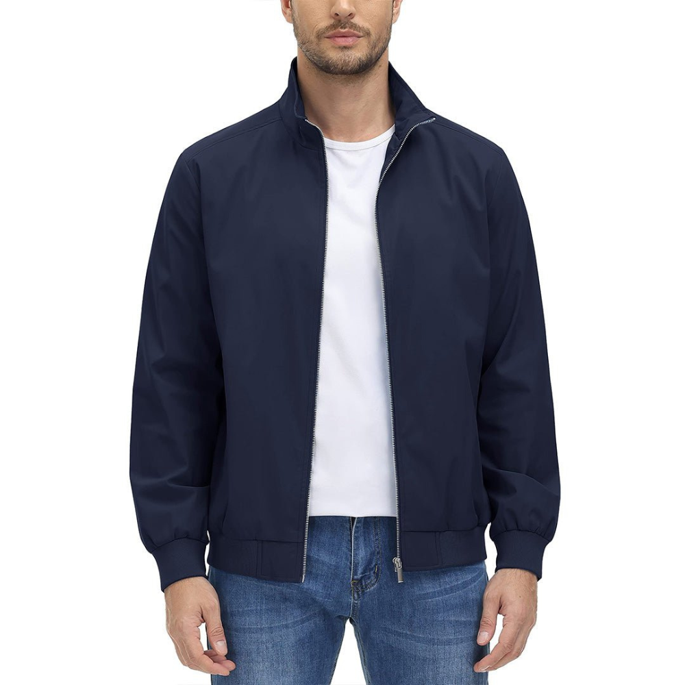 Comfortable Men's Slim Fit Bomber Jacket - OutfitLondon