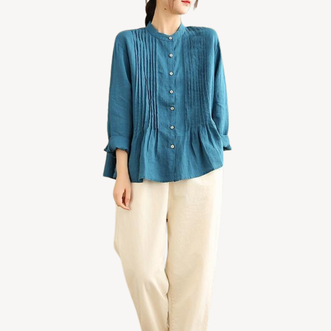 Ladies' Relaxed Fit Linen Shirt