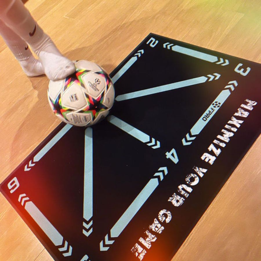 Elite Soccer Practice Mat with Coaching Videos