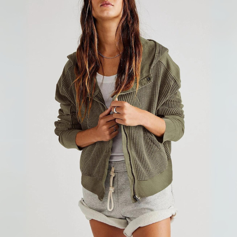 Women's Textured Hoodie