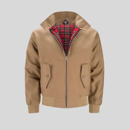 Men's Vintage Zip Up Bomber Jacket