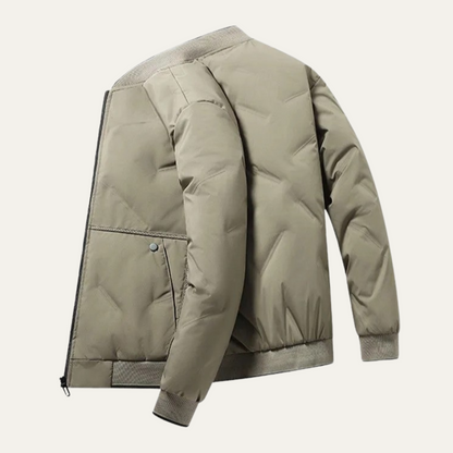 Classic Slim Fit Cotton Bomber Jacket