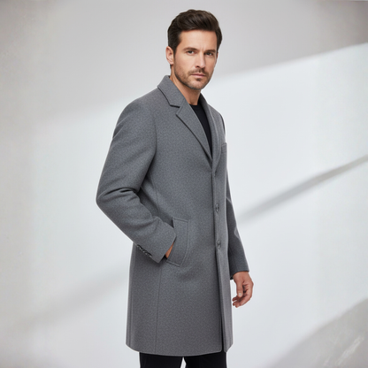 Classic Charcoal Wool Jacket