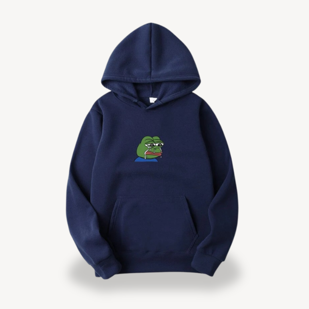 Funny Pepe Frog Mens Sweatshirt Hoodie