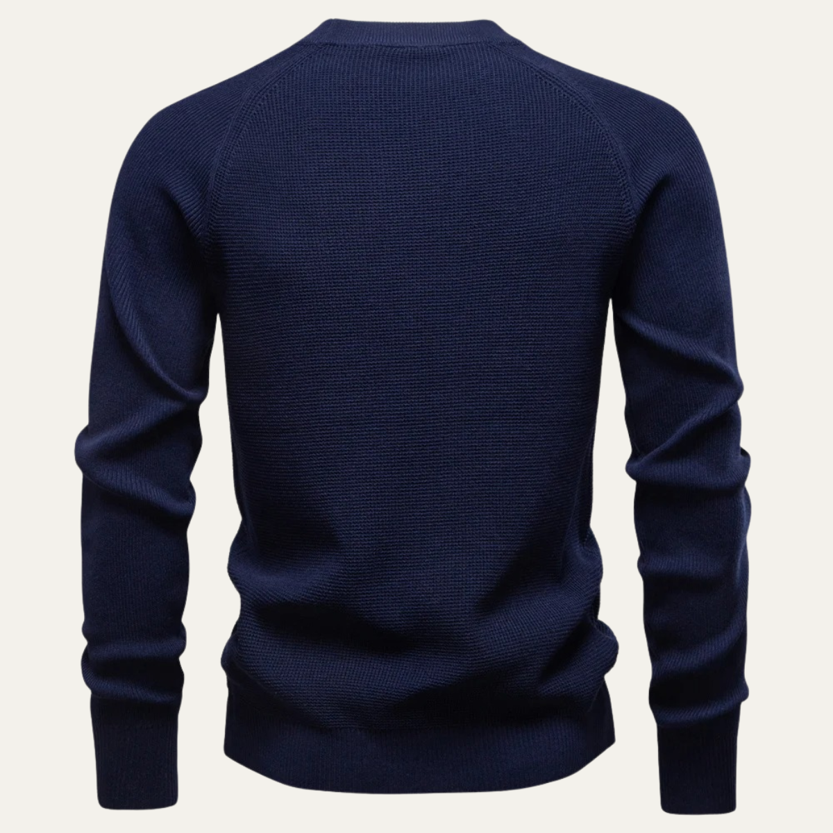 Relaxed Fit Men's Knit Crew Neck Sweater