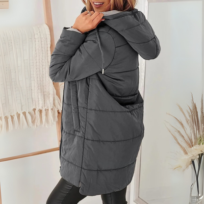 Warm Lightweight Down Filled Hooded Jacket