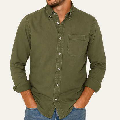 Men's Classic Relaxed Fit Dress Shirt