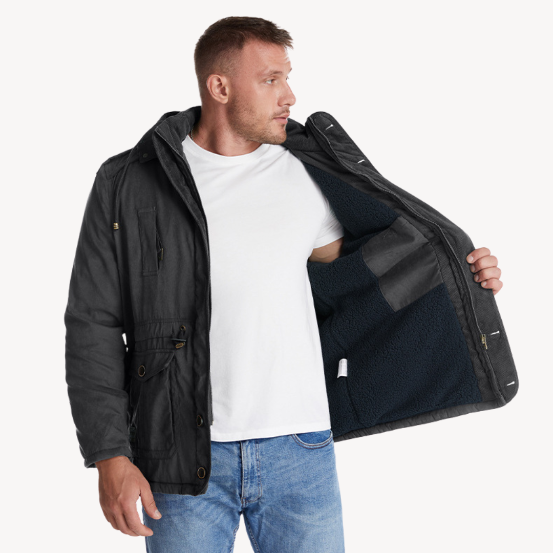 Warm Waterproof Men's Ski Parka Coat