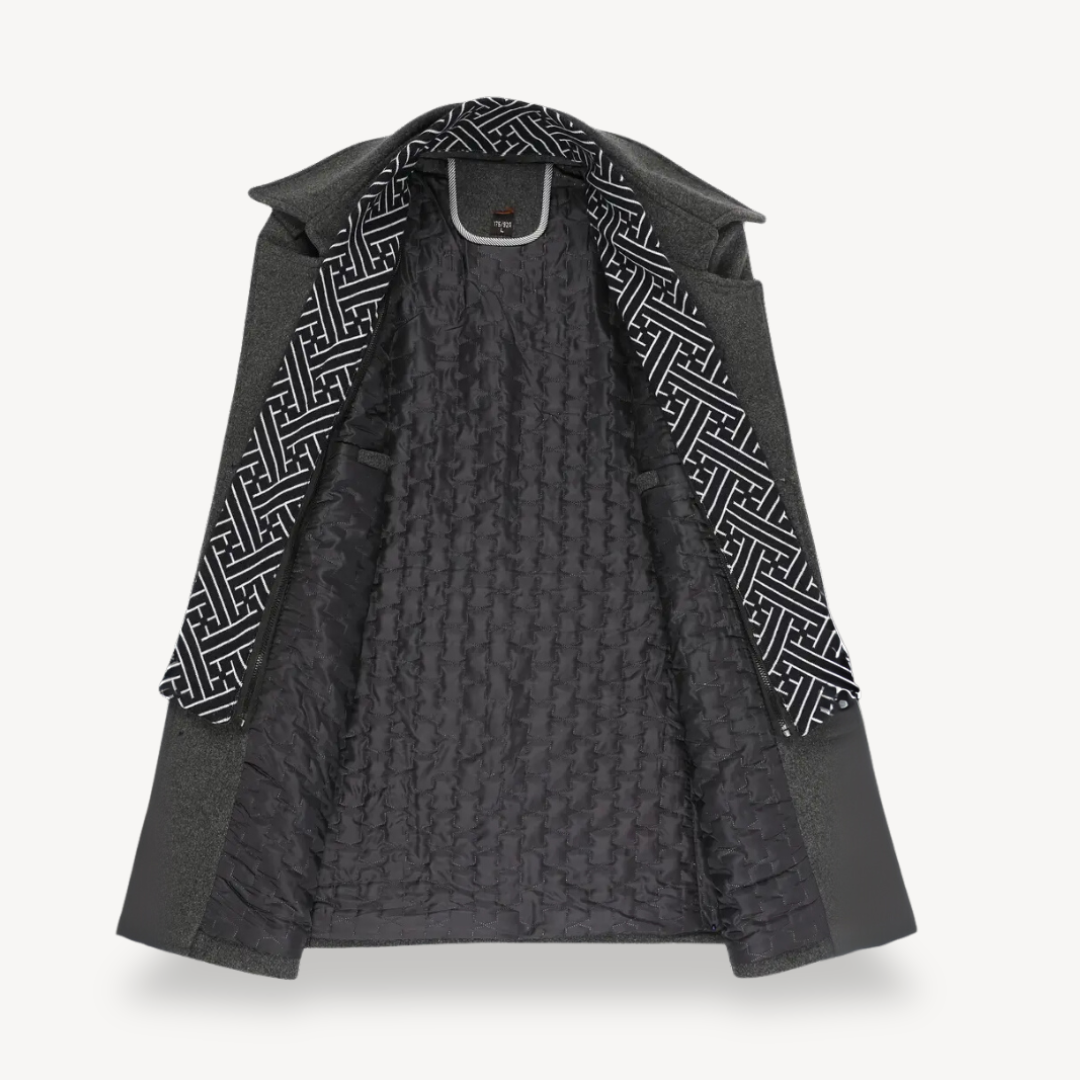 Warm Mens Woolen Overcoat