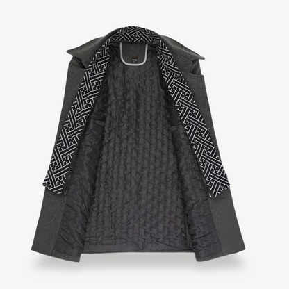 Warm Mens Woolen Overcoat