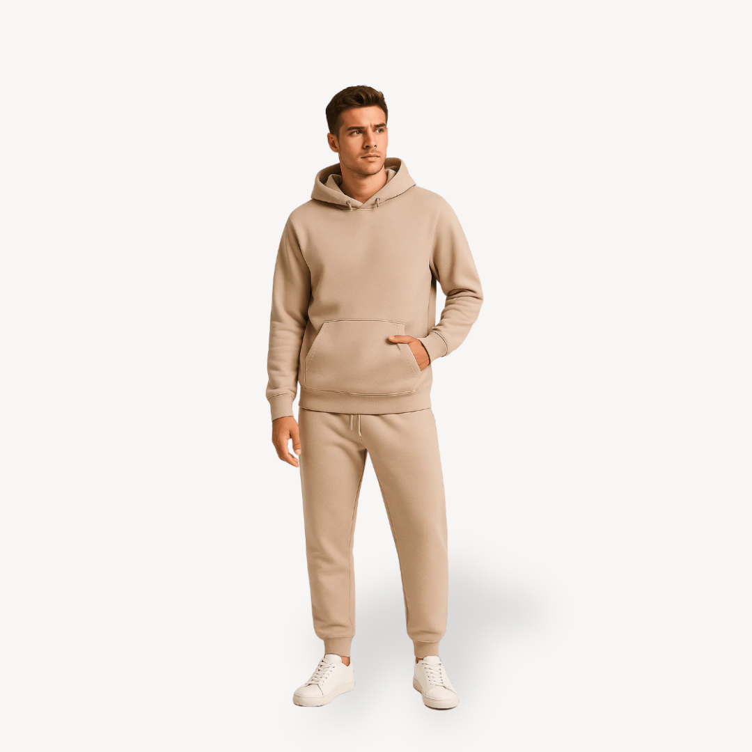 Comfy Cotton Sweatpants Hoodie Set