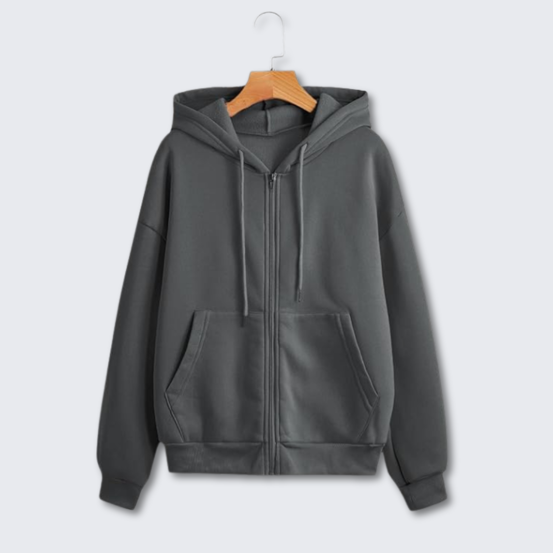 Ladies' Lightweight Hoodie Warm Fleece Jacket