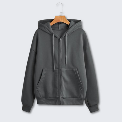 Ladies' Lightweight Hoodie Warm Fleece Jacket