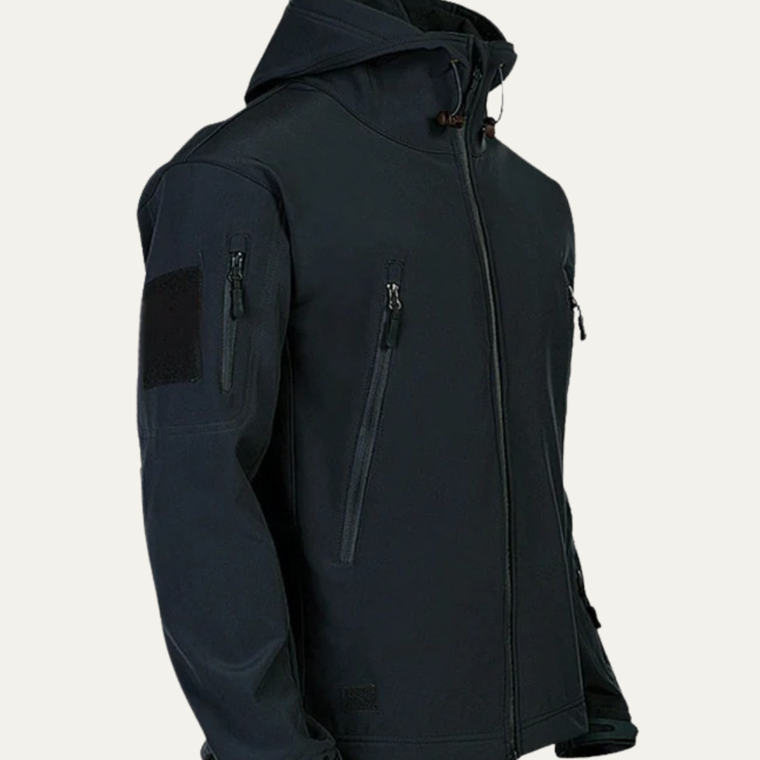 Men's Simple Pullover Sweatshirt with Adjustable Hood