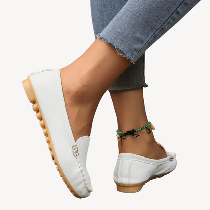 Comfortable Womens Genuine Leather Flat Shoes