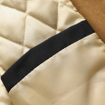 Warm Men's Fleece Lined Hooded Bomber Coat