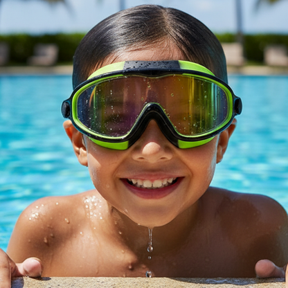 Kids Clear Vision Swim Goggles Set