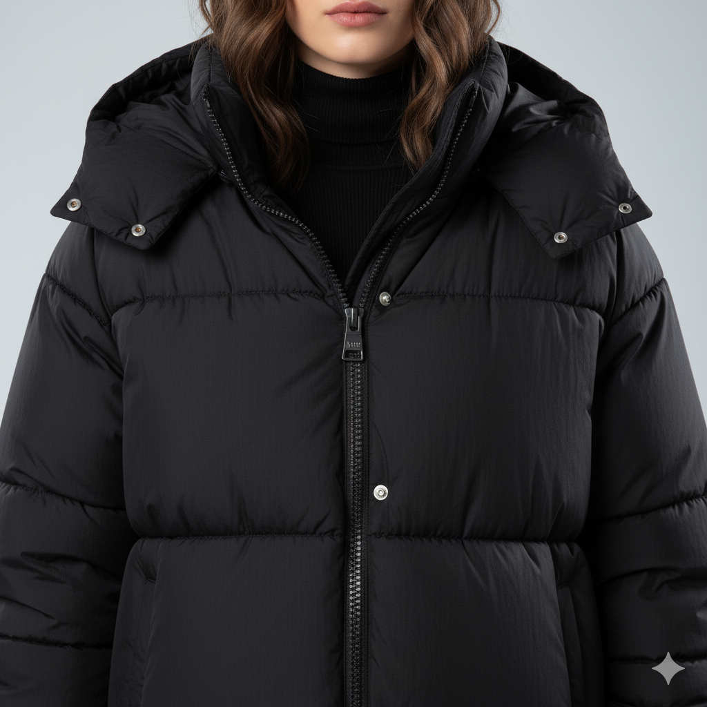 Warm Padded Parka Coat for Women
