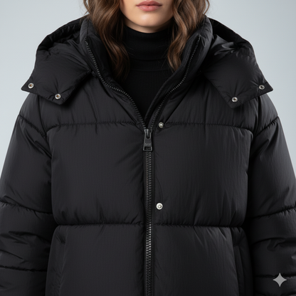 Warm Padded Parka Coat for Women