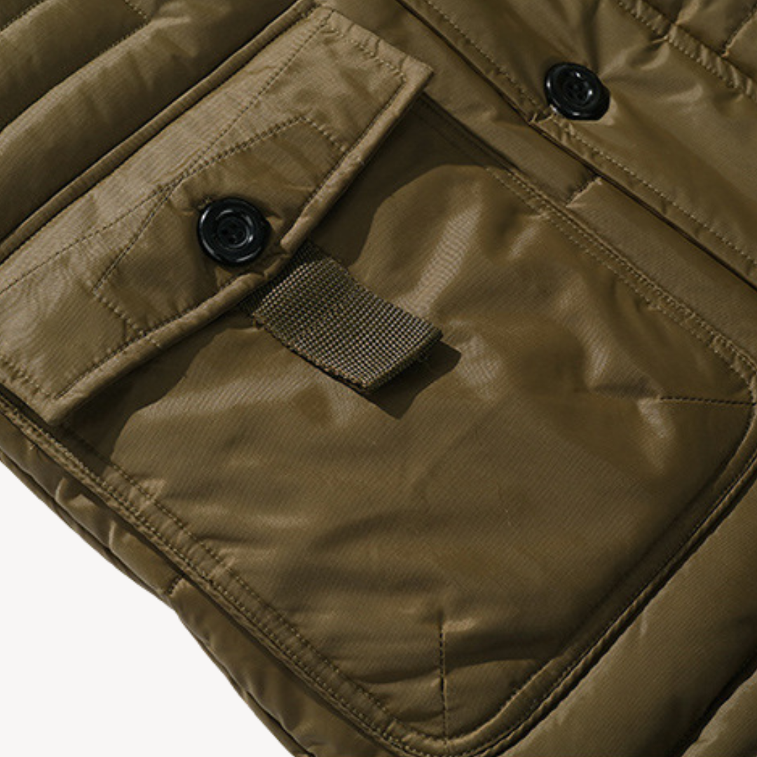 Warm Insulated Snow Jacket - Faux Fur Hooded Coat
