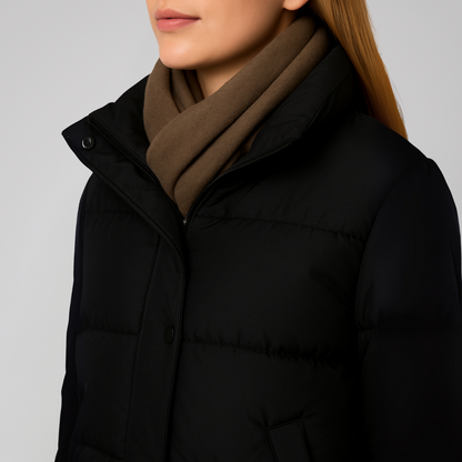 Warm Padded Down Parka Coat for Women