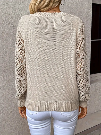 Warm Women's Cable Knit Sweaters for Fall Winter